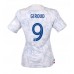 Frankrijk Olivier Giroud #9 Voetbalkleding Uitshirt Dames WK 2022 Korte Mouwen